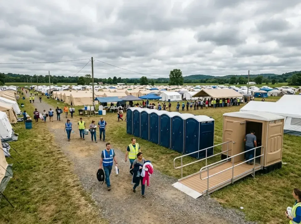 disaster-relief-camp-restrooms-010 — frequently asked questions, Dumpster & Portable Bathrooms Rental in Burtonsville, MD